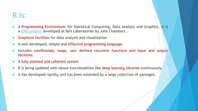Workshop presentation hands on r programming | PPTX