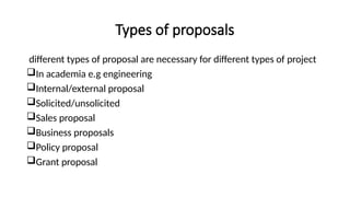 Comprehensive Guide to Project Proposal Writing and Management | PPTX