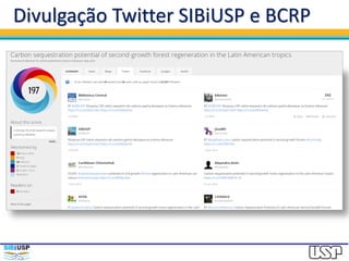 Divulgação Twitter SIBiUSP e BCRP
 