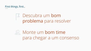 *Every design solution you put out there is a hypothesis.
– Jeff Gothelf
Toda solução de design que você
coloca lá fora é uma hipótese.
 