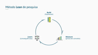 Mais alguns conselhos...
Delimite suas hipóteses
Defina objetivos e
métricas de sucesso
 