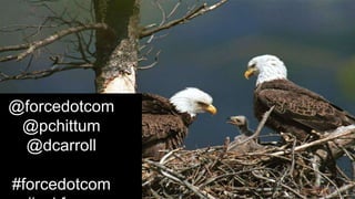 Double-click to enter title
Double-click to enter text
@forcedotcom
@pchittum
@dcarroll
#forcedotcom
 