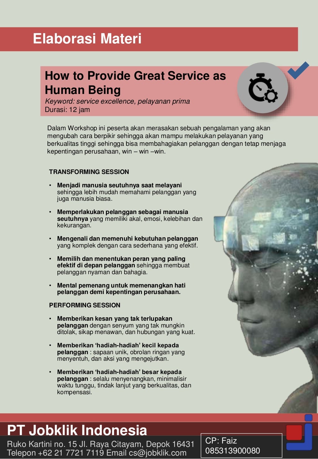 Workshop proposal corporate