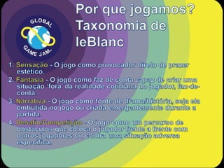 Workshop de prototipação de jogos (“microjam”) - FAUUSP