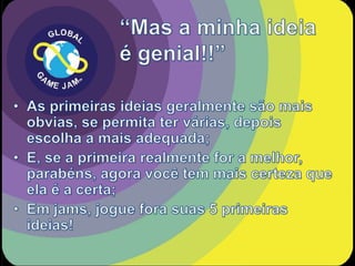 Workshop de prototipação de jogos (“microjam”) - FAUUSP