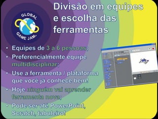 Workshop de prototipação de jogos (“microjam”) - FAUUSP