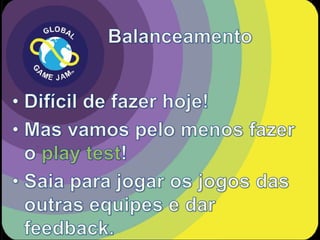 Workshop de prototipação de jogos (“microjam”) - FAUUSP