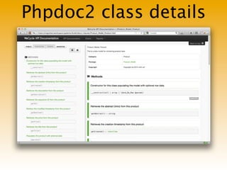 Phpdoc2 class details
 