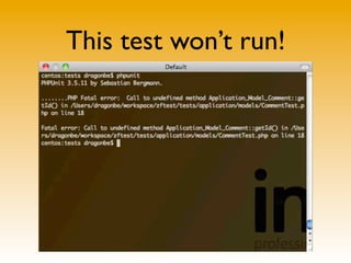 This test won’t run!
 