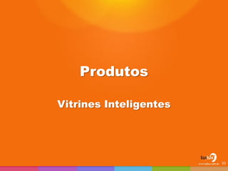 Produtos 
Vitrines Inteligentes 
33  
