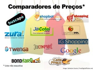 Comparadores de Preços* 
* Lista não exaustiva 
5 
Image: Salvatore Vuono / FreeDigitalPhotos.net  