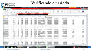 Verificando o período
www.ccsa.ufpb.br/ppgcc ppgcc@ccsa.ufpb.br 77
 