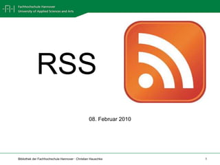 RSS 08. Februar 2010 