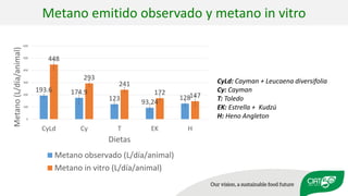 Validation of RUMINANT model towards accurate estimations of enteric methane emissions under tropical conditions to support Colombian NDC