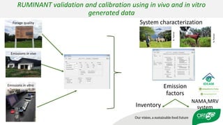 Validation of RUMINANT model towards accurate estimations of enteric methane emissions under tropical conditions to support Colombian NDC