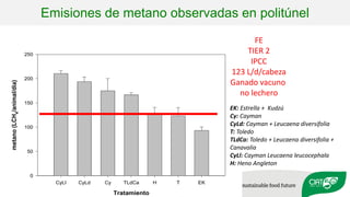 Validation of RUMINANT model towards accurate estimations of enteric methane emissions under tropical conditions to support Colombian NDC