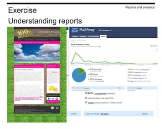 Reports and analytics
Exercise
Understanding reports
 