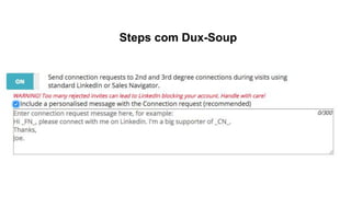 Steps com Dux-Soup
 