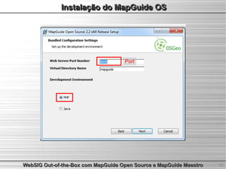 WebSIG Out-of-the-Box com MapGuide Open Source e MapGuide Maestro | PDF
