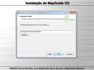 WebSIG Out-of-the-Box com MapGuide Open Source e MapGuide Maestro | PDF