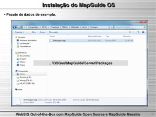 WebSIG Out-of-the-Box com MapGuide Open Source e MapGuide Maestro | PDF