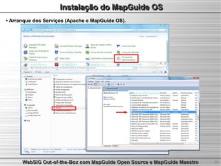 WebSIG Out-of-the-Box com MapGuide Open Source e MapGuide Maestro | PDF
