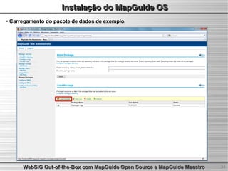 WebSIG Out-of-the-Box com MapGuide Open Source e MapGuide Maestro | PDF