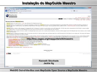 WebSIG Out-of-the-Box com MapGuide Open Source e MapGuide Maestro | PDF