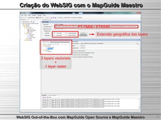 WebSIG Out-of-the-Box com MapGuide Open Source e MapGuide Maestro | PDF