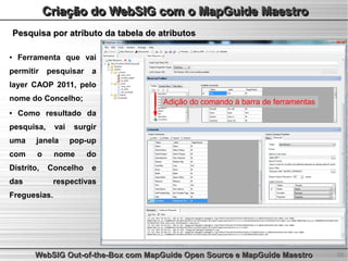 WebSIG Out-of-the-Box com MapGuide Open Source e MapGuide Maestro | PDF