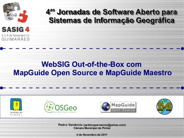 44asas
Jornadas de Software Aberto paraJornadas de Software Aberto para
Sistemas de Informação GeográficaSistemas de Infor...