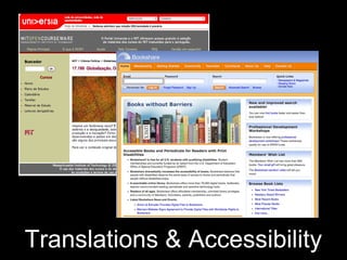 Translations & Accessibility
 