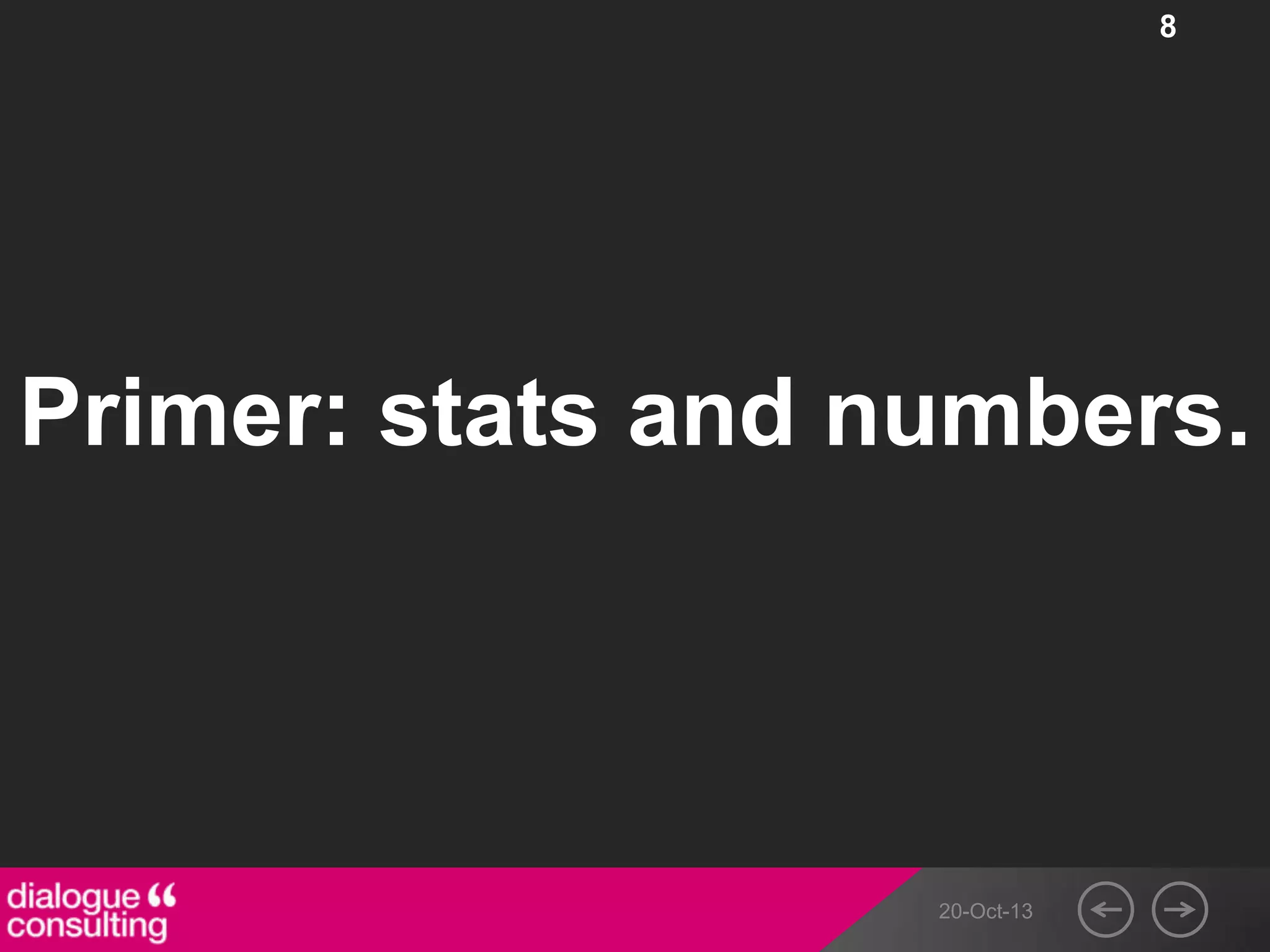 8

Primer: stats and numbers.

20-Oct-13

 