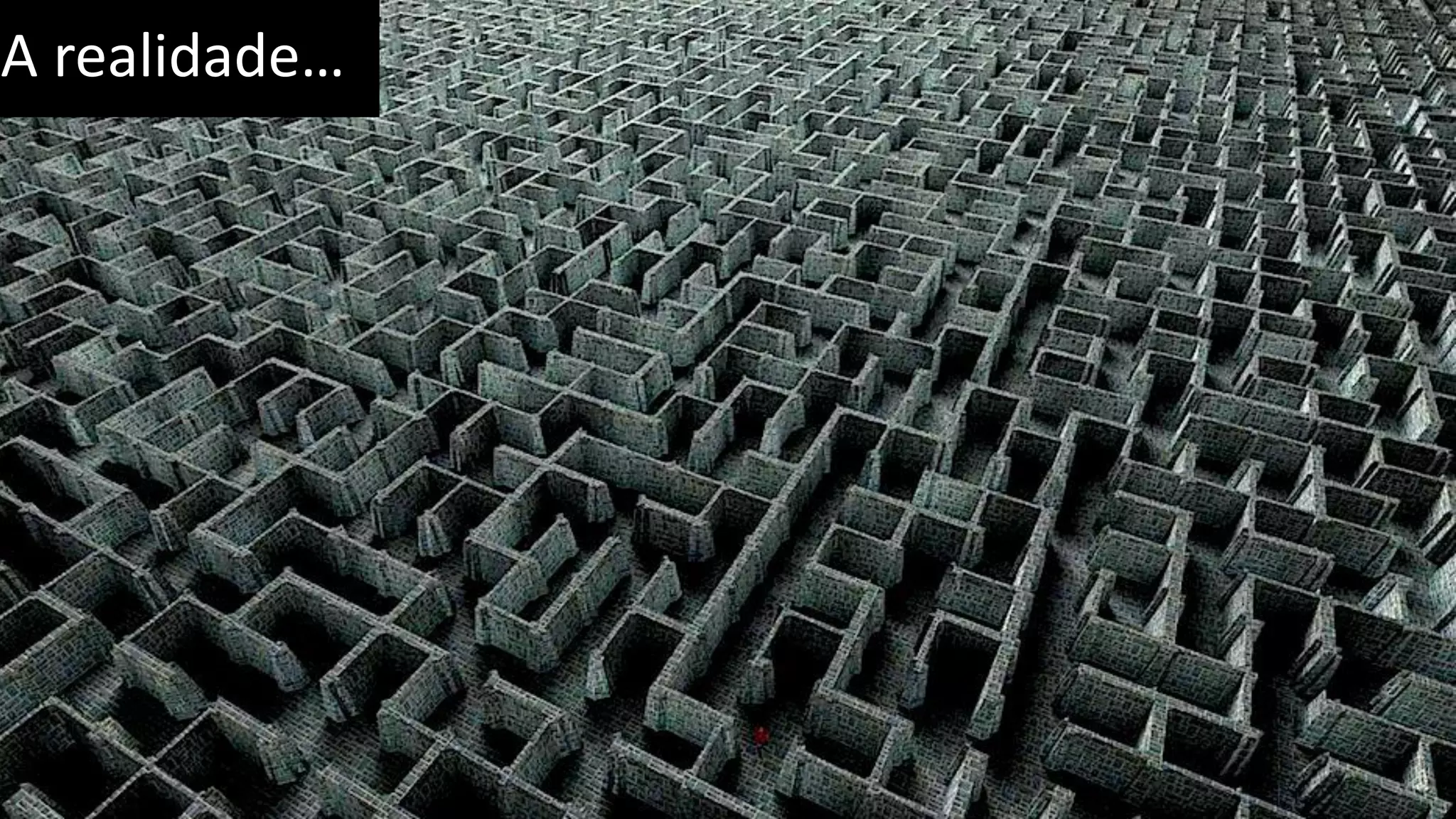 A realidade… 