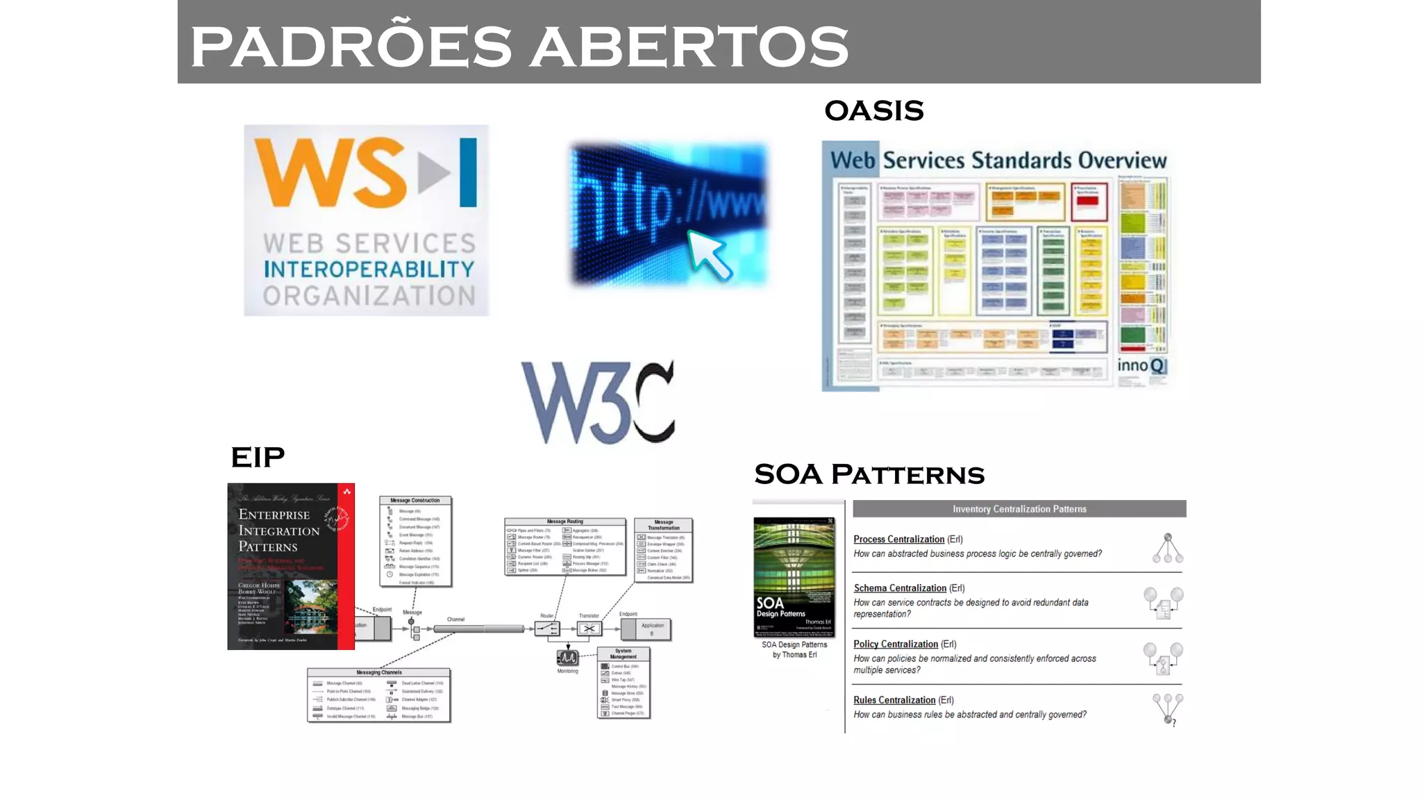 EIP SOA Patterns OASIS PADRÕES ABERTOS 