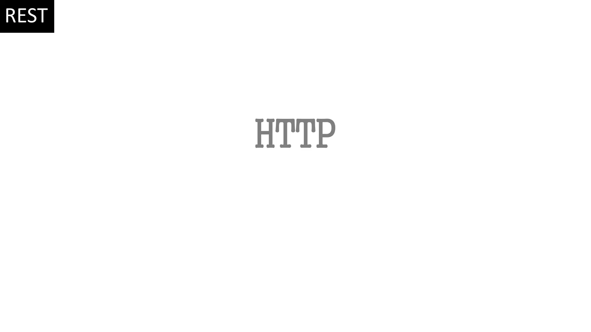 HTTP REST 