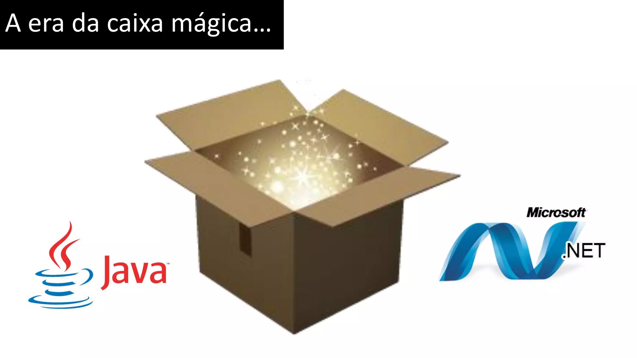 A era da caixa mágica… 