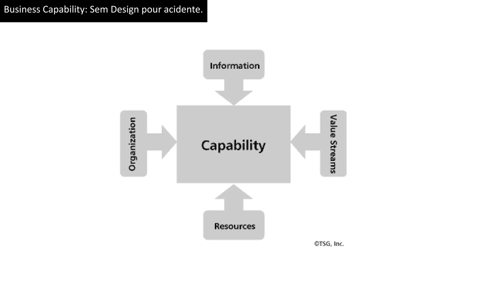 Business Capability: Sem Design pour acidente. 