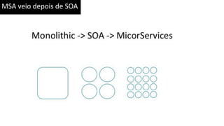 MSA veio depois de SOA
 