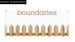 Requisitos: Design Boundaries
 