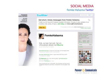 SOCIAL MEDIA Femke Halsema  Twitter 