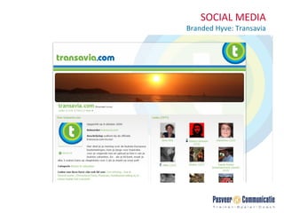 SOCIAL MEDIA Branded Hyve: Transavia 