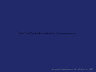 Lançamento Ronaldinho no JN | 10’MInutos | 1997 