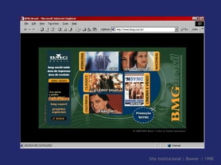 Site Institucional | Bowne  | 1998 