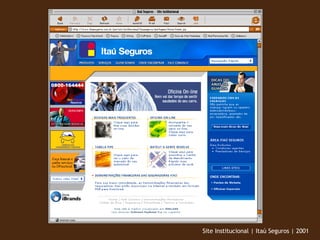 Site Institucional | Itaú Seguros | 2001 