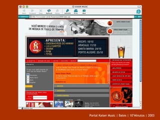 Portal Kaiser Music | Bates | 10’Minutos | 2003 