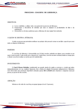 Workshops, palestras, processos