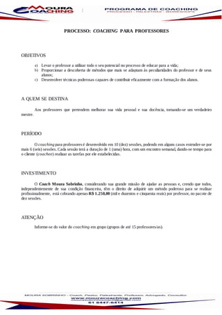 Workshops, palestras, processos