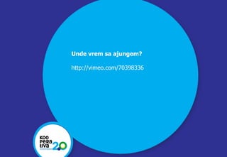 KONSTRUIM
KONSTRUIM
Unde vrem sa ajungem?
http://vimeo.com/70398336
 