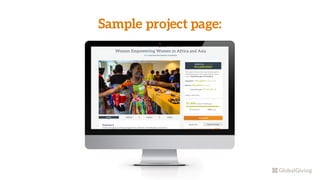 Sample project page:
 